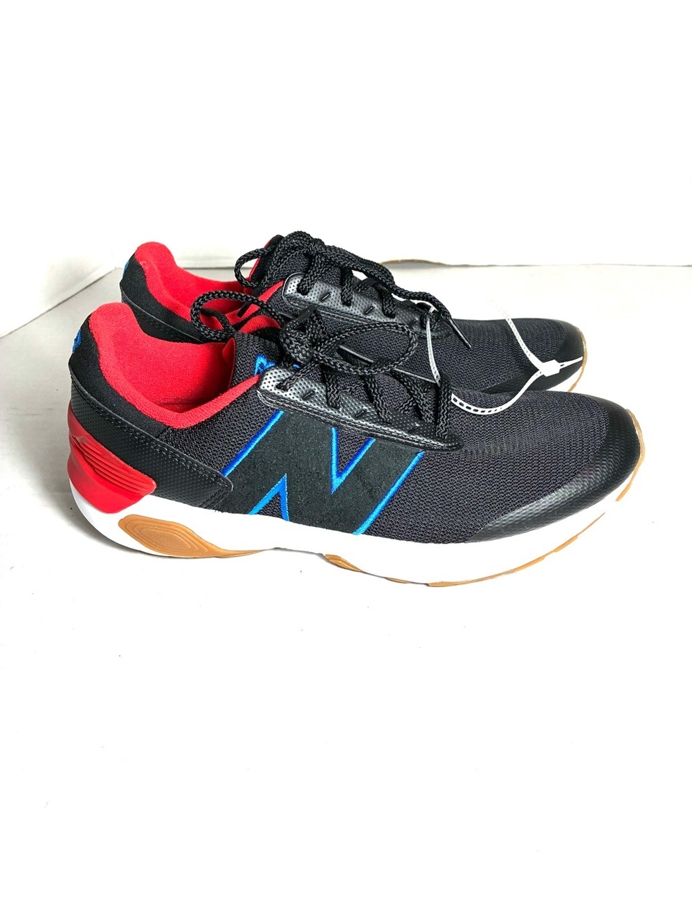 New Balance Fresh Foam 1440v1 Big Kids Running Shoes Black Blue Red Size 7 - Picture 4 of 10